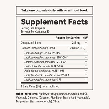 Daily Nouri Hormone Balance Probiotic